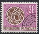 France pro 1971; Y&T n 130; 0,26F, monnaie gauloise