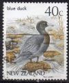 NOUVELLE ZELANDE N 948 o Y&T 1987 Oiseaux (Canard bleu)
