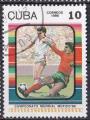 CUBA - 1986 - Football -  Yvert 2661 oblitr