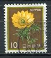 Timbre  JAPON   1982  Obl  N  1429     Y&T   Fleurs  Adonis