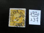 Sude - Anne 1920 - 35 o jaune - Y.T. 137 - Oblit.Used Gest.