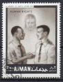 AJMAN N PA 34 (F)  o Y&T 1968 Droit de l'homme