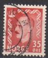 NORVEGE N 362 o Y&T 1955-1957 Roi Haakon VII