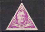 Timbre Monaco / Neuf / 1946 / Y&T N295 / Franklin Roosevelt.