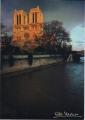 PARIS (75) - Soleil couchant sur Notre-Dame, Photo A. Monnier, neuve
