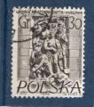 Timbre Pologne Oblitr / 1956 / Y&T N? - Mmorial 2 Guerre Mondiale.