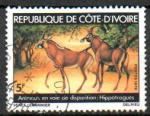 Cote d'Ivoire Yvert N501 Oblitr 1979 Animaux Hippotragues