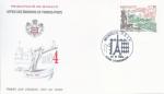 Enveloppe FDC 1er jour Monaco n2450 Salon du timbre - Parc Floral de Paris