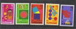 Suriname - NVPH 586-590 mint