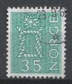 NORVEGE - 1962/65 - Yt n 441 - Ob - Nud marin 35o vert-bleu