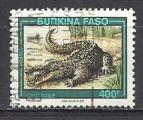 Burkina-Faso 1994; Y&T n 916; 400F crocodile