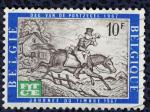 Belgique 1967 Oblitr Journe du Timbre Postier  cheval avec corne postale
