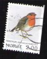 Norvge 1982 Oblitr Used Oiseau Bird Erithacus Rubecula Rouge Gorge Familier