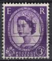 Royaume Uni 1967 Queen Reine Elizabeth II pr-dcimal 3d violet bleut SU