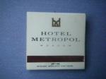  HOTEL METROPOL MOSCOW  Boite Pochette ALLUMETTES Publicit 