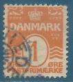 Danemark N48 1o orange oblitr
