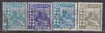 ALGERIE 4 timbres au type "mosque Sidi Abderahame" de 1926/38 oblitrs