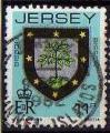 Jersey 1981 - Blason de famille de Jersey : Bisson, obl - YT 258 / SG 260 