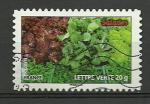 France timbre n 740 ob anne 2012  "Des Lgumes pour une lettre verte" Salade