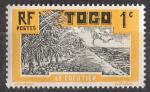 Togo 1924; Y&T n 124 **; 1c jaune, paysage