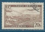 Algrie Poste arienne N4 Avion survolant Alger oblitr