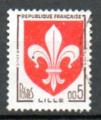 France Oblitr Yvert N1230 Armoiries Lille 1960