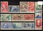 Lot de timbres oblitrs de France ref FR5319