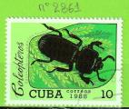 COLEOPTERES - CUBA  YT N2861 OBLIT