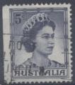 Australie : n 253 oblitr anne 1959