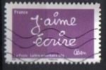  timbre FRANCE 2011 - YT 611 - Les timbres de Ben J'aime crire 