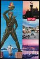 Grce Carte Postale CP Postcard Colosse du Port de Rhodes et autres vues
