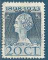 Pays-Bas N122 Wilhelmine 20c bleu oblitr