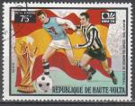 HAUTE VOLTA - 1972 - Football -  Yvert pa 171  Oblitr