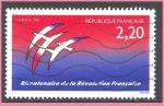 France Oblitr Yvert N2560 Bicentenaire rvolution 1989  