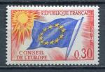 TIMBRE SERVICE Drapeau Conseil Europe  1963 - 71   Neuf *  N  30     Y&T