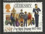 G-B Guernesey 1983; Y&T n 264; 24p centenaire de la Boys' brigade