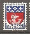  FRANCE 1962 Y T N 1354B  oblitr