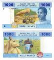 **   CAMEROUN   (BEAC)     1000  francs   2017   p-207e  U    UNC   **