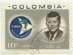 Colombia 1963.- Kenedy. Y&T 438. Scott C455. Michel 1050.