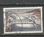 FRANCE - cachet rond  - 1956 - n 1078