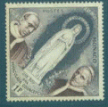 Monaco 1958 - Y&T 492 - oblitr - Statue de Marie , Pape Pie XII et Pape Pie IX