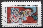 France 2013; Y&T n aa897; lettre prioritaire 20g, fte de l'air, tromptiste