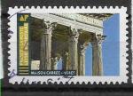 2019 FRANCE Adhesif 1681 oblitr, cachet rond, architecture, Nmes