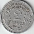 2 Francs Morlon 1945
