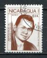 Timbre  NICARAGUA Poste Arienne 1988 Obl  N 1249 Y&T Personnages 