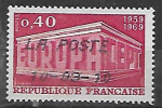 France 1969 oblitr YT 1598 europa