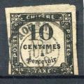 Timbre FRANCE Taxe 1859 Obl  N 02   Y&T  