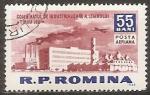 roumanie - poste aerienne n 169  obliter - 1963