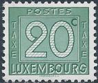 Luxembourg - 1946 - Y & T n 25 Timbre-taxe - MNH