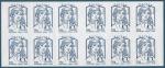 Carnet 12 timbres Marianne Ciappa et Kawena TVP bleu autoadhésif N°852-C1 neuf**